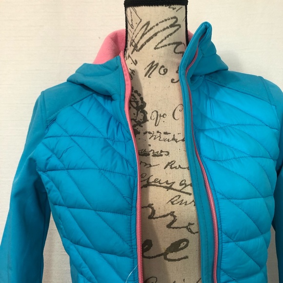 Snozu Girls Sweater Large Blue Pink - Picture 5 of 13